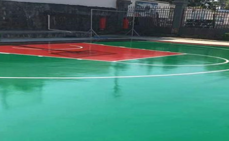 福建篮球场翻新地面